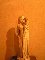 Statue de la Vierge au sourire, pierre, XIVeme, Musee de Carcassonne (1)